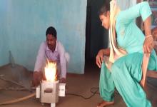 Solar Integrated Cook Stove installation
